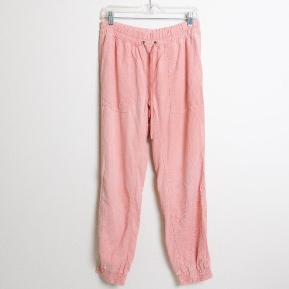🚨 Zara The Weekend Jogger Pants Cotton Utility Dusty Pink Lyocell Linen Blend - Picture 3 of 14